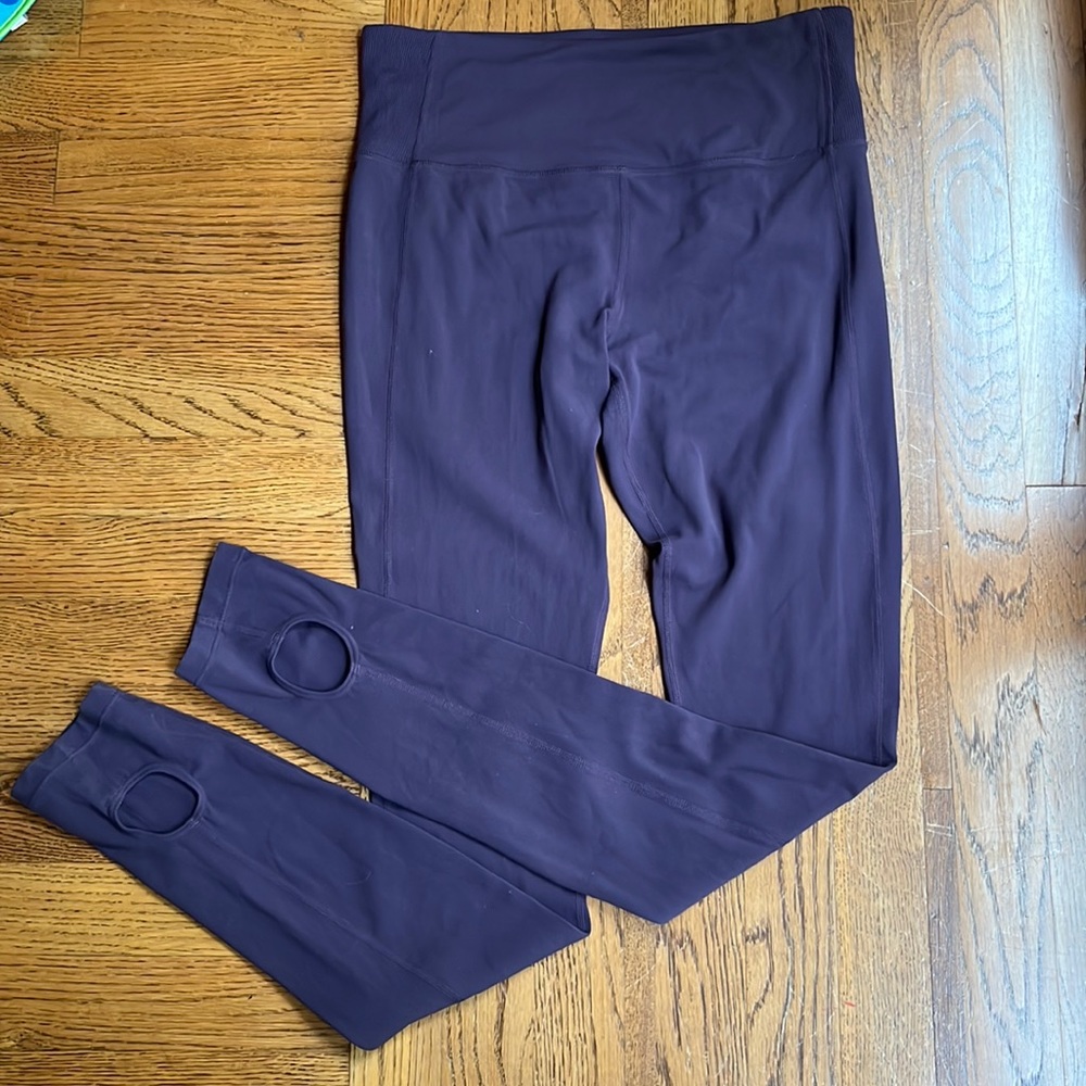 Athleta Barre Stirrup Tights size M